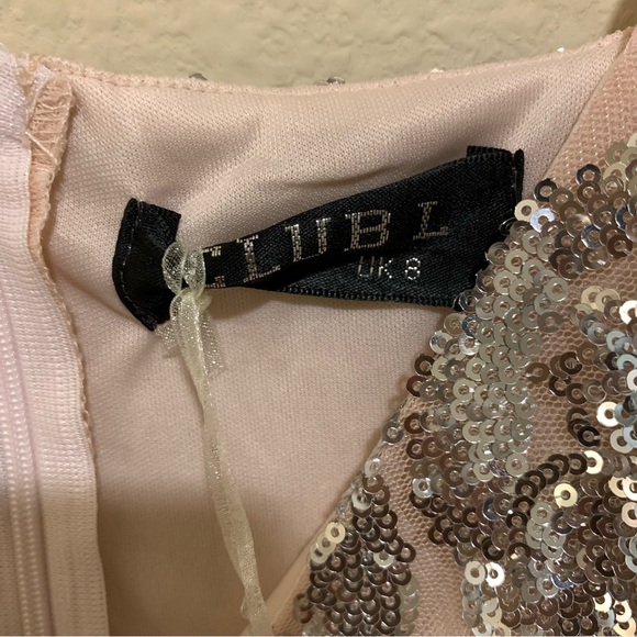 NWT ASOS Maxi Dress with Sequin Overlay - Picture 9 of 11